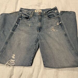 AMO Women's Flare Light Blue Jeans